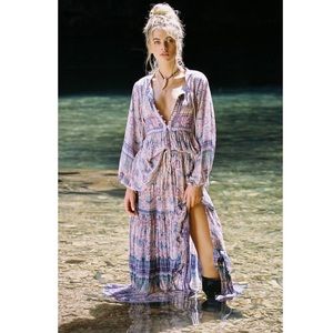 poinciana maxi skirt